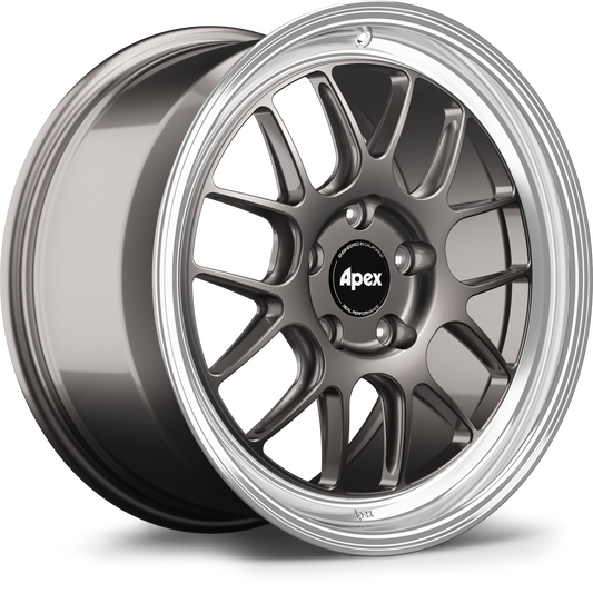 APEX ML-7RT 18x9.5" ET22 5x120mm | BMW 1/2/3/4/5/Mシリーズ (F8x/F3x) - マシンドリップ アンスラサイト