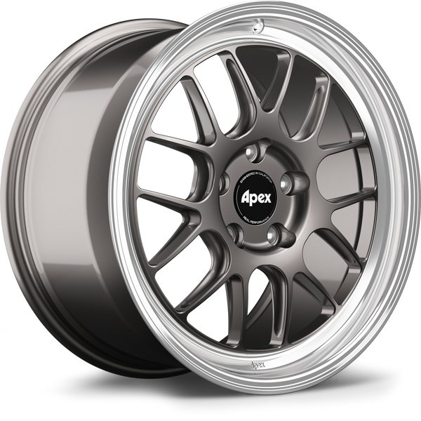 APEX ML-7RT 18x9.5" ET22 5x120mm | BMW 1/2/3/4/5/Mシリーズ (F8x/F3x) - マシンドリップ アンスラサイト