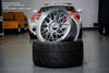 PORSCHE 987 ケイマン S に APEX ML-10RT 18x9J ET46 スクエア レースシルバーを装着