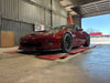 CHEVROLET コルベット C6 ワイドボディ に APEX SM-10 F:18x11J ET38 / R:18x12.5J ET52 Machined Lip Anthracite を装着 3