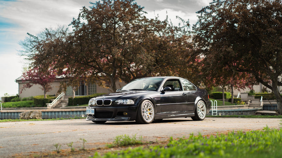 BMW M3 E46 に APEX EC-7 18x9.5J ET22 を装着