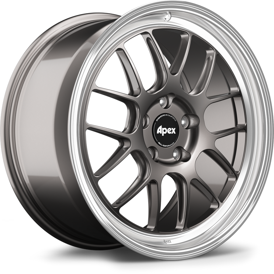 APEX ML-7RT 19x9.5" ET22 5x120mm | BMW 1/2/3/4/5/Mシリーズ (F8x/F3x) - マシンドリップ アンスラサイト