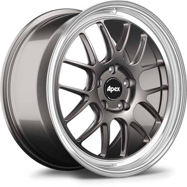 APEX ML-7RT 19x9" ET50 5x130mm | Porsche 911/Boxster/Cayman/Cayenne - マシンドリップ アンスラサイト