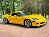 CHEVROLET コルベット C6 ワイドボディ に APEX VS-5RS F:18x10J ET32 / R:19x12.5J ET55 Brushed Clear を装着 3