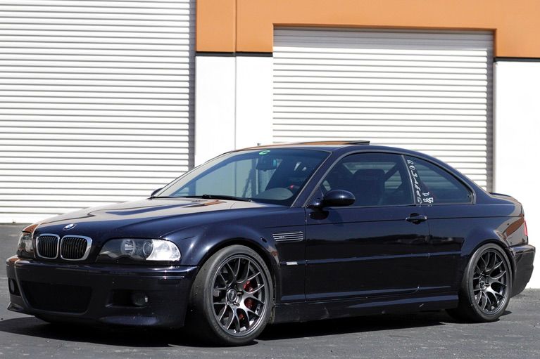 BMW M3 E46 に APEX EC-7 F:18x10J ET33 / R:18x10J ET25 を装着