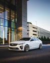 CADILLAC CT4-V ブラックウィング に APEX ML-10RT F:18x9J ET30 / R:18x10J ET42 Machined Lip Gloss Motorsport Gold を装着 2