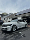 VW ジェッタ／GLI MK7 に APEX VS-5 18x9J ET42 Race Silver を装着 2