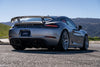APEX EC-7RS レースシルバー 装着例 PORSCHE 718 ケイマン GT4 サイドビュー