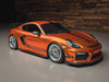 APEX ML-10RT 装着の PORSCHE 981 ケイマン GT4 サイドビュー