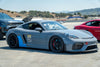 PORSCHE 718 ケイマン GT4 に APEX EC-7RS 19x9J ET50 / 19x11J ET45 サテンブラックを装着