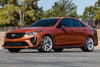 CADILLAC CT4-V ブラックウィング に APEX VS-5RS F:19x9.5J ET22 / R:19x10.5J ET45 Brushed Clear を装着