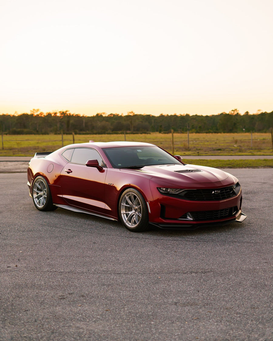 CHEVROLET カマロ 6th Gen に APEX VS-5RS 19x10J ET20 Brushed Clear を装着