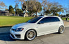 VW ゴルフR MK7 に APEX ML-10RT 19x9J ET42 Machined Lip Gloss Motorsport Gold を装着