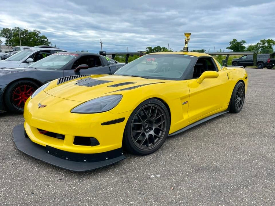 CHEVROLET コルベット C6 ナローボディ に APEX EC-7 18x11J ET57 Anthracite を装着