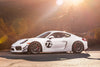 APEX SM-10 装着の PORSCHE 981 ケイマン GT4 リアビュー