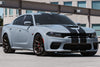 DODGE チャージャー ワイドボディ に APEX VS-5RS 20x11.5J ET3 Satin Bronze を装着 3