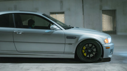 BMW M3 E46 FL-5 Satin Black 18x9.5" ET22 4本セット 2