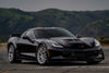 CHEVROLET コルベット C7 ワイドボディ に APEX EC-7RS F:18x11J ET38 / R:19x12.5J ET55 Brushed Clear を装着