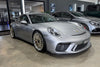 PORSCHE 911 991.2 GT3 に APEX ML-10RT 20x9J ET47 / 20x12J ET47 Machined Lip Gloss Motorsport Gold を装着