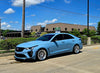 CADILLAC CT4-V ブラックウィング に APEX ML-10RT F:18x9J ET30 / R:18x10J ET42 Machined Lip Brushed Clear を装着