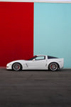 CHEVROLET コルベット C6 ワイドボディ に APEX VS-5RS F:18x11J ET38 / R:19x12.5J ET55 Brushed Clear を装着 2