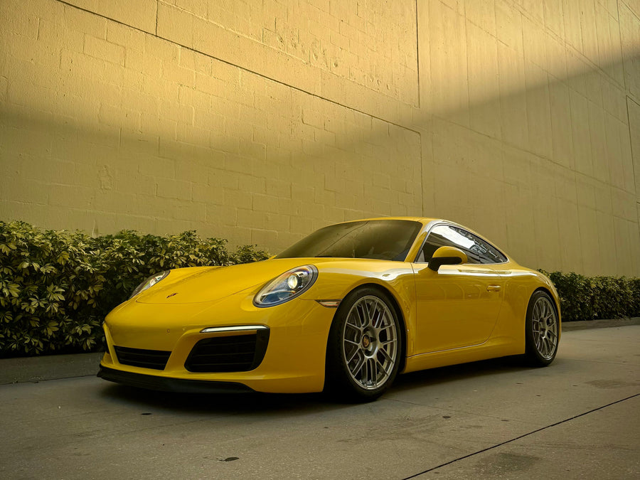 PORSCHE 911 991.2 APEX EC-7RS 19インチ Race Silver 装着例