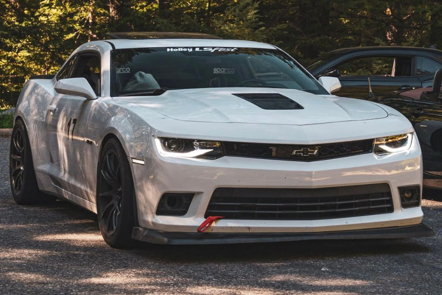 CHEVROLET カマロ 5th Gen に APEX SM-10 F:19x11J ET11 / R:19x11J ET35 Satin Black を装着