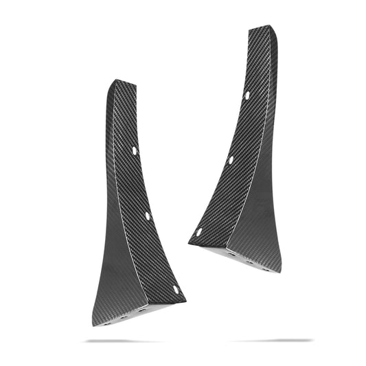 VERUS ENGINEERING(ヴェルスエンジニアリング)A0040A：TOYOTA 86(ZN6) / SUBARU BRZ(ZC6)：ドライカーボンフロントスプリッターエンドブレート