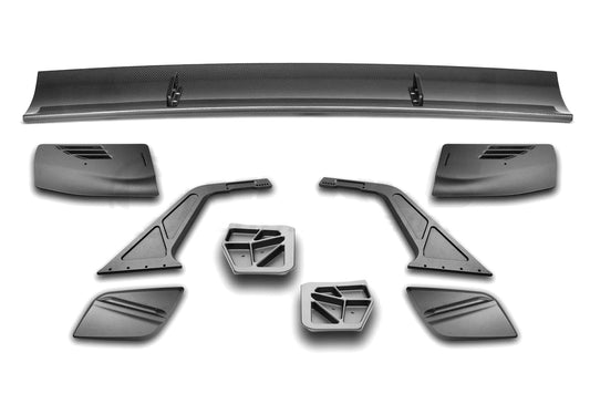 VERUS ENGINEERING(ヴェルスエンジニアリング)A0666A：シボレー・コルベットスティングレー（C8)：スワンネックUCWリアウイングキット
