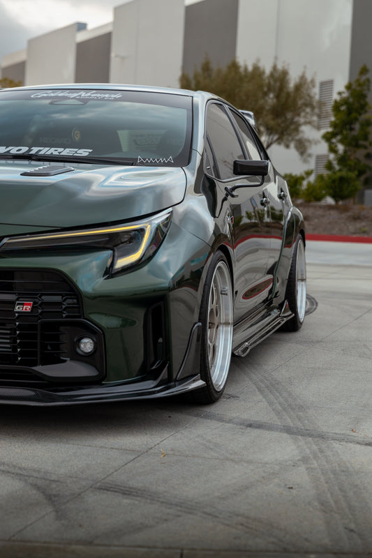 SAYBER DESIGN GRカローラ Carbon Side Skirts：カーボンサイドスカート