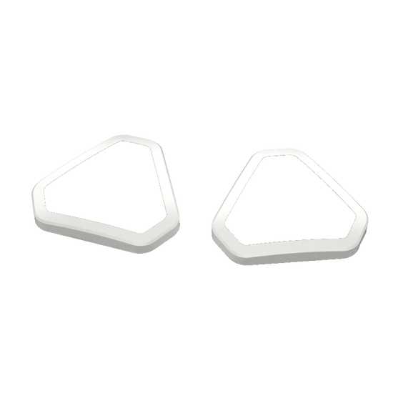 ENHANCE：テスラ用：White Bezels［2pc］