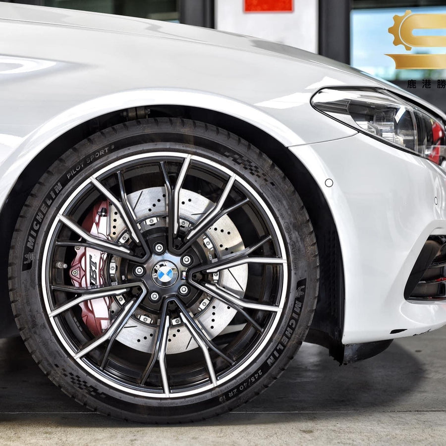 JBTブレーキキャリパーキット：BMW G31：8POT（Z8）+2ピース380mmスリットローター＋ブラケット＋パッド＋ブレーキホース：フロントフルセット：全9色