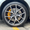 JBTブレーキキャリパーキット：VOLVO V60：4POT（SP4P）+2ピース355mmスリットローター＋ブラケット＋パッド＋ブレーキホース：フロントフルセット：全9色