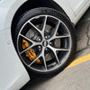 JBTブレーキキャリパーキット：VOLVO V60：4POT（SP4P）+2ピース355mmスリットローター＋ブラケット＋パッド＋ブレーキホース：フロントフルセット：全9色