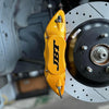 JBTブレーキキャリパーキット：MAZDA 3：4POT（JB4P）+2ピース302/330mmスリットローター＋ブラケット＋パッド＋ブレーキホース：フロントフルセット：全9色