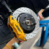 JBTブレーキキャリパーキット：MAZDA 3：4POT（JB4P）+2ピース302/330mmスリットローター＋ブラケット＋パッド＋ブレーキホース：フロントフルセット：全9色