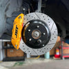 JBTブレーキキャリパーキット：MAZDA 3：4POT（JB4P）+2ピース302/330mmスリットローター＋ブラケット＋パッド＋ブレーキホース：フロントフルセット：全9色