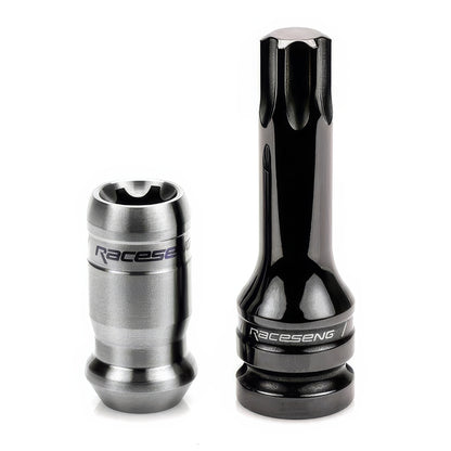 RACESENG（レーセング）TNR-1：チタンナットセット：ブラッシュ：M12x1.25mm：M12x1.5mm：M14x1.5：リジッド：20本セット