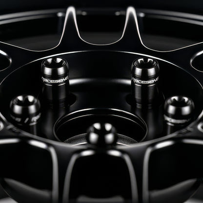 RACESENG（レーセング）TNR-1：チタンナットセット：ブラッシュブラック：M12x1.25mm：M12x1.5mm：M14x1.5：リジッド：20本セット