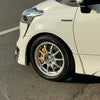 JBTブレーキキャリパーキット：TOYOTA Sienta：4POT（JB4P）+2ピース302/330mmスリットローター＋ブラケット＋パッド＋ブレーキホース：フロントフルセット：全9色