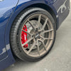 JBTブレーキキャリパーキット：INFINITI Q50 300GT：4POT（SP4P）+2ピース380mmスリットローター＋ブラケット＋パッド＋ブレーキホース：フロントフルセット：全9色