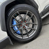 JBTブレーキキャリパーキット：TOYOTA RAV4 V：8POT（Z8）+2ピース380mmスリットローター＋ブラケット＋パッド＋ブレーキホース：フロントフルセット：全9色
