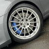 JBTブレーキキャリパーキット：VW Golf 5：4POT（SP4P）+2ピース355mmスリットローター＋ブラケット＋パッド＋ブレーキホース：フロントフルセット：全9色
