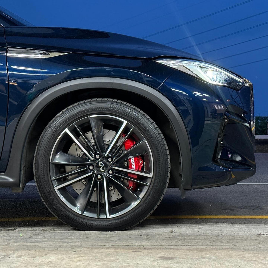 JBTブレーキキャリパーキット：INFINITI QX55：8POT（Z8）+2ピース400mmスリットローター＋ブラケット＋パッド＋ブレーキホース：フロントフルセット：全9色