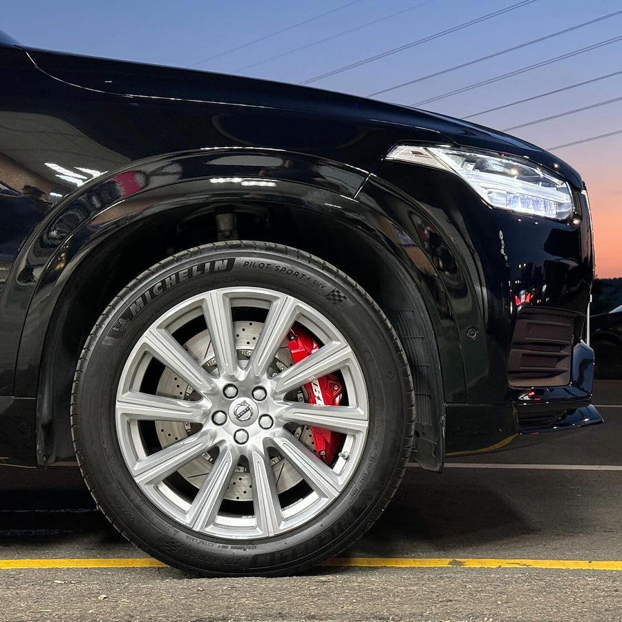 JBTブレーキキャリパーキット：VOLVO XC90：8POT（Z8）+2ピース400mmスリットローター＋ブラケット＋パッド＋ブレーキホース：フロントフルセット：全9色