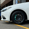 JBTブレーキキャリパーキット：MAZDA 3：4POT（SP4P）+2ピース330mmスリットローター＋ブラケット＋パッド＋ブレーキホース：フロントフルセット：全9色