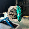 JBTブレーキキャリパーキット：MAZDA 3：4POT（SP4P）+2ピース330mmスリットローター＋ブラケット＋パッド＋ブレーキホース：フロントフルセット：全9色