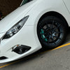JBTブレーキキャリパーキット：MAZDA 3：4POT（SP4P）+2ピース330mmスリットローター＋ブラケット＋パッド＋ブレーキホース：フロントフルセット：全9色