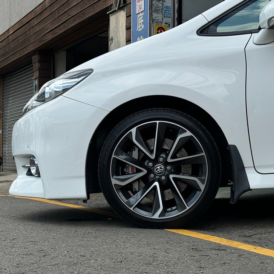 JBTブレーキキャリパーキット：TOYOTA Wish：4POT（SP4P）+2ピース330mmスリットローター＋ブラケット＋パッド＋ブレーキホース：フロントフルセット：全9色