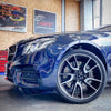 JBTブレーキキャリパーキット：MERCEDES BENZ E53 AMG：6POT（RS6P）+2ピース380mmスリットローター＋ブラケット＋パッド＋ブレーキホース：フロントフルセット：全9色